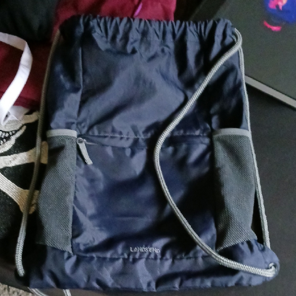 Lands End Drawstring Backpack - image 1